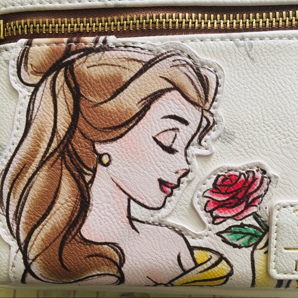 ❗️FIRM❗️Loungefly Disney Belle Ivory Backpack - Picture 4 of 8